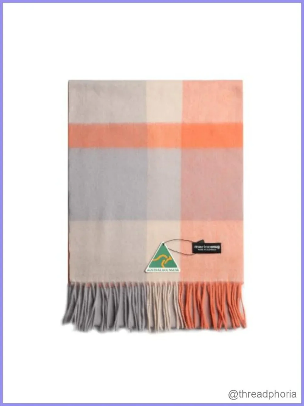 100% Merino Wool Scarf Shawl Wrap Unisex Winter Travel